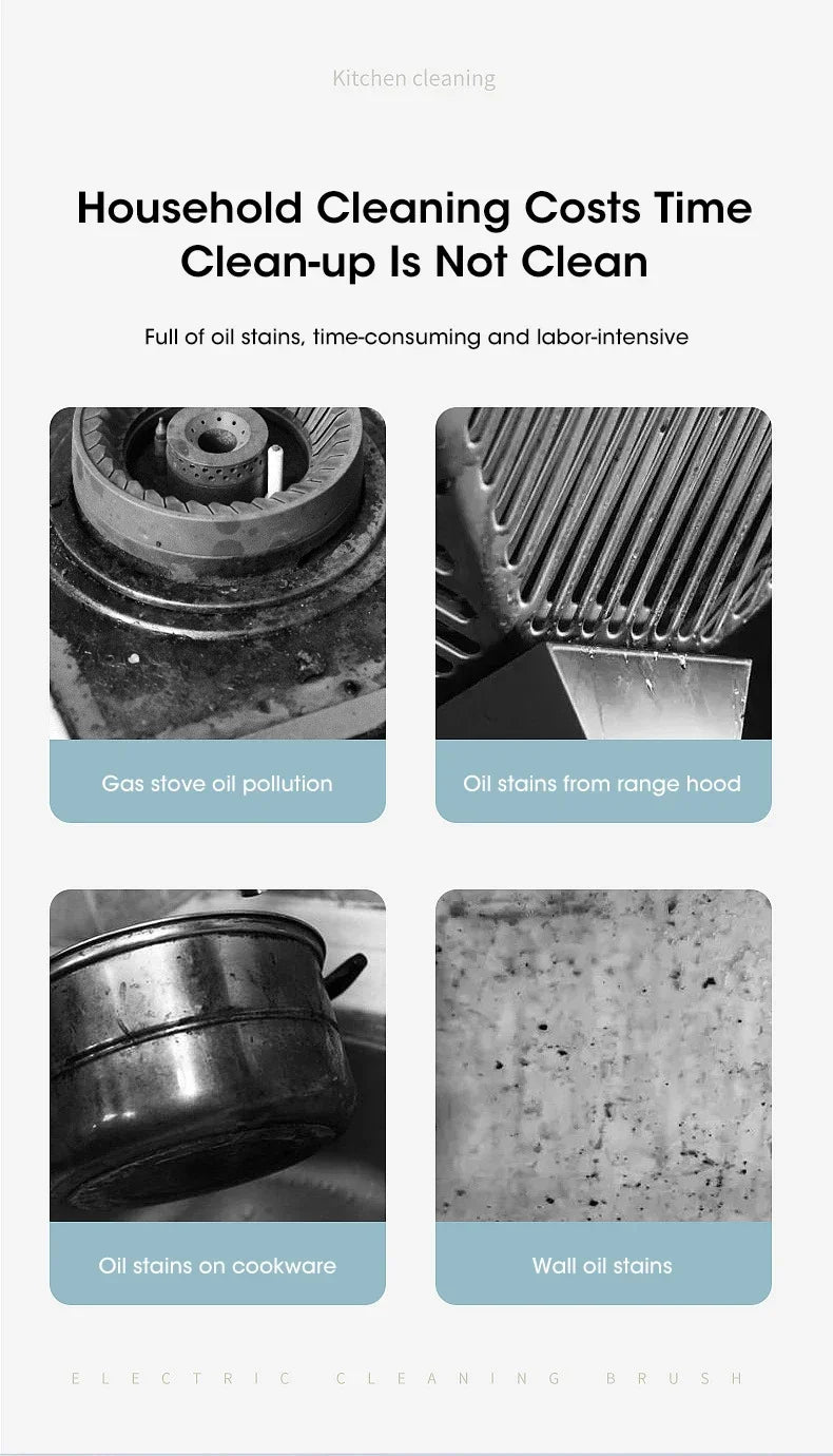 New Cordless Spin electric Scrubber Rechargeable 5 in 1